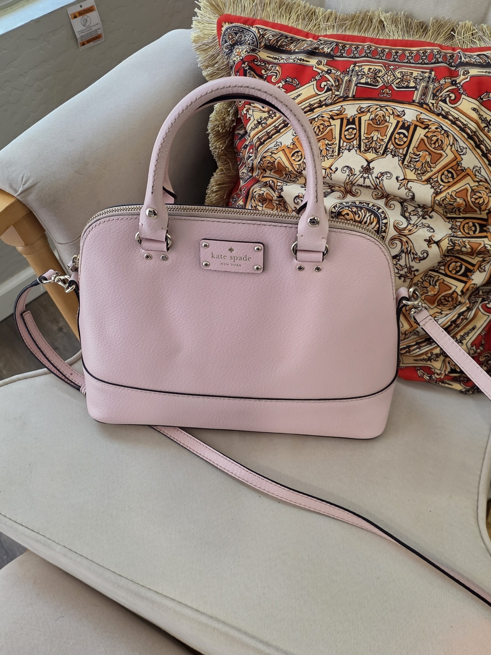 KATE SPADE GRAND STREET RACHELLE Pink Hand Bag